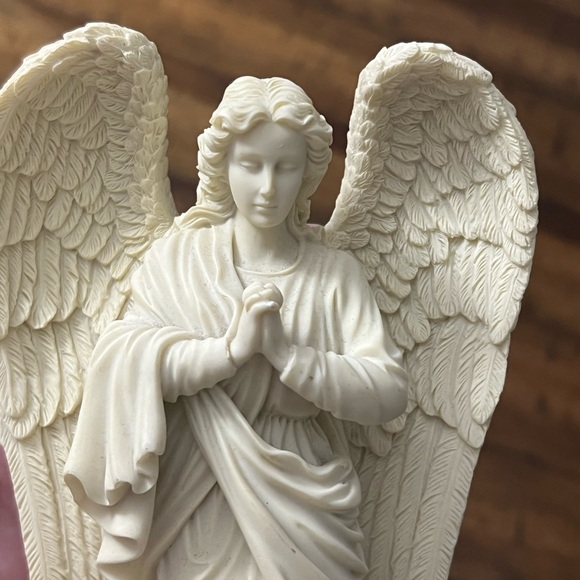 Life Symbols Hand Painted Angel Praying Figurine - Picture 2 of 6